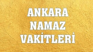 Ankara Namaz Vakitleri [upl. by Alisia]