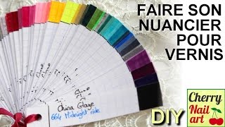 DIY Faire un nuancier vernis a ongles [upl. by Shaylyn]