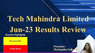 Tech Mahindra June23 Q1 FY24 Quarterly Result Tech Mahindra Latest News Tech Mahindra Result Today [upl. by Digdirb]