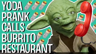 YODA PRANK CALLS BURRITO RESTAURANT  The Puppet Yoda Show [upl. by Alohcin]