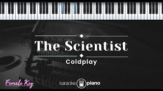 The Scientist  Coldplay KARAOKE PIANO  FEMALE KEY [upl. by Kcirred]