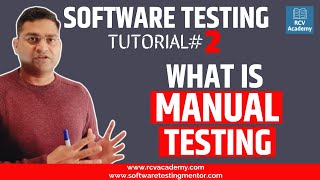 Software Testing Tutorial 2  What is Manual Testing  With Examples [upl. by Ayidan9]