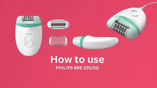 PHILIPS BRE 22500 Satinelle Essential Corded Compact Epilator for Women [upl. by Moersch]