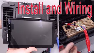 101 Android Touch Screen Car Stereo Install Wiring and Mounting [upl. by Afatsum]