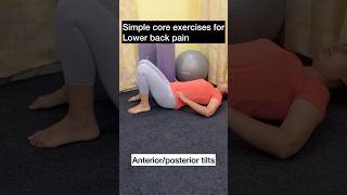 ⁠quot3 Core Exercises to Relieve Back Painquotshorts core ytshorts [upl. by Beata69]