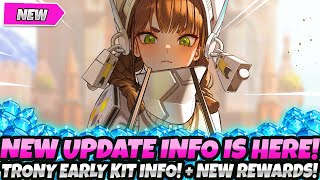 AYOOOO NEW UPDATE INFO IS HERE TRONY EARLY KIT INFO  NEW REWARDS Nikke Goddess Victory [upl. by Milton]