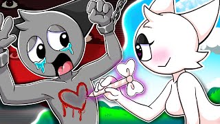 Incredibox Sprunki Love Story  Wenda Kiss with Gray  Incredibox Sprunki Animation [upl. by Sophy229]