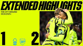 EXTENDED HIGHLIGHTS  Nottingham Forest vs Arsenal 12  Premier League [upl. by Icrad]