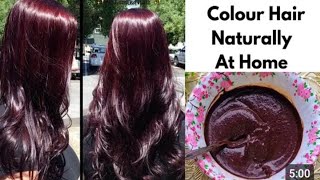 Natural Hair Dye For Grey HairGet Natural Or Dark Brown Hair Color With Megical Water rabiaumer [upl. by Sillek345]