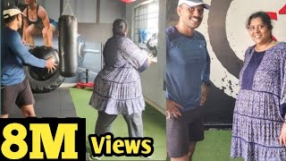 How to Loss 123Kg to BMI  🔥 Most Powerful Brave Women  Weight Loss Transformation Workouts [upl. by Erasaec675]