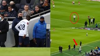 DISRESPECTFUL Ndombele Booed Off by Tottenham fans and storms down the tunnel [upl. by Mcwherter]