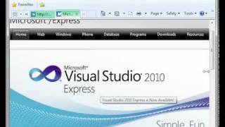 Visual Basic 1  Downloading Vbnet Express free [upl. by Doretta]