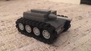 Lego ww2 custom model n19 the polish tankette [upl. by Hanyaz]