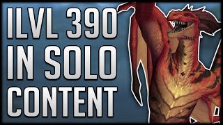 How To Gear Up ILVL 390 ALL BY YOURSELF  No Group Content Needed [upl. by Lucky]