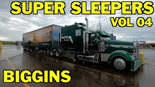 BIGGINS Vol 04  11 HUGE Sleeper Trucks Spotted At Truck Stops [upl. by Anitsua]