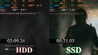 Alan Wake 2  SSD VS HDD [upl. by Hcab453]