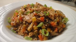 Chicken and Pepper Stir Fry  Sanjeev Kapoor Khazana [upl. by Oos]