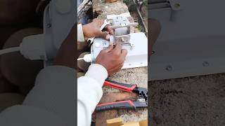 😍Jio airfiber installation 💯 shortsfeed shorts wifi jioairfiber minivlog [upl. by Etireuqram]