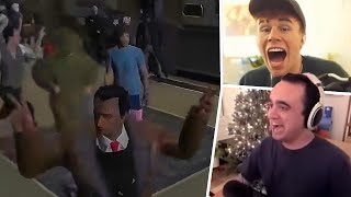 Blau Reacts to Unhinged January 6th NoPixel Clips [upl. by Terina]