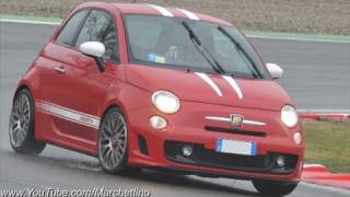 My 500 Abarth quot Scuderia quot  Racing Track Scenes Drift [upl. by Ilah]