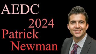 AEDC 2024 Patrick Newman [upl. by Nuahsad926]