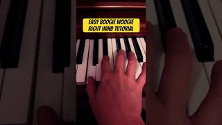 Learn to play boogie woogie  right hand tutorialboogiewoogie piano shorts [upl. by Cleave]