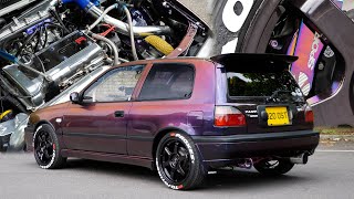 This FULLY BUILT 340BHP Nissan Pulsar GTIR is INCREDIBLE [upl. by Kurtzig794]