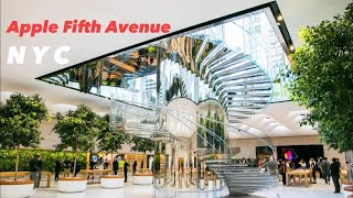 The Most Iconic Apple Shop 🥰 newyork manhattan usa nyc subscribe travel travelvlog chill [upl. by Fendig439]