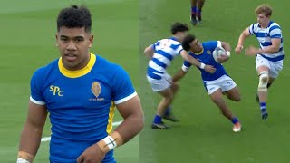 The defence in New Zealand schoolboy rugby is outstanding  1st XV tackling highlights [upl. by Keelia]