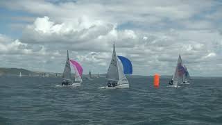 GP14 Nationals 2023 Race 1 at Looe SC [upl. by Fanchon]