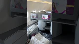 Business class in Vistara Airline shorts vistara airplane vistaraairlines [upl. by Aidiruy]