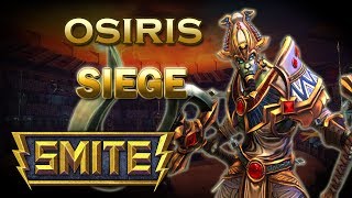 SMITE Gameplay con Osiris en Siege [upl. by Budding]