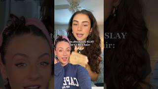 TRYING THE VIRAL CURLYWAVY HAIR ROUTINE 😱 ib ashleylamarcaa hair [upl. by Natica]