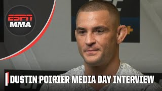 Dustin Poirier UFC 302 Interview His future amp how he’s grown from previous title fights  ESPN MMA [upl. by Sukramaj]