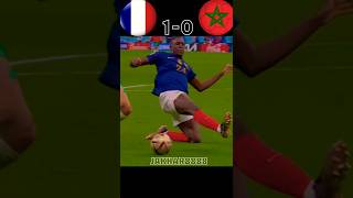 France vs Morocco 2×0 latest goals youtubeshorts football [upl. by Nuahsel]