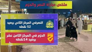 ترتيب النصر والحزم قبل مباراة اليوم في الدوري السعودي [upl. by Esma507]