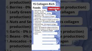 15 Collagen Rich Foods [upl. by Lua]