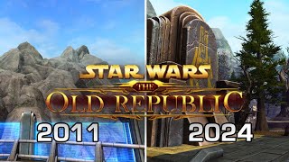 Old VS New Tython and Hoth Graphics in SWTOR 2024 [upl. by Kire656]