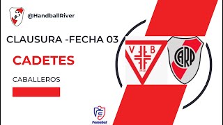 SAG BALLESTER vs RIVER CADETES MASCULINO FECHA 03 CLAUSURA 2024 [upl. by Gnel]