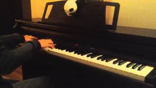 Owarimonogatari OP Piano  終物語OP ピアノ  decent black by Kaori Mizuhashi Cover 57 [upl. by Feerahs]