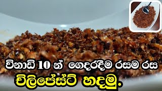 Easy Chili Paste Recipe10 minutes විනාඩි 10න් ලේසියෙන්ම චිලිපේස්ට් හදමු  👍GOOD EATS👍 [upl. by Vargas]