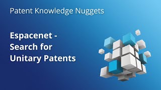 Espacenet – Search for Unitary Patents [upl. by Tnecnev]