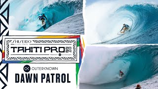 World’s Best Ready To Lay It All On The Line At The SHISEIDO Tahiti Pro  Outerknown Dawn Patrol [upl. by Beichner]