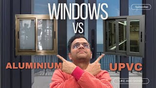 Upvc vs aluminium window  which one is the best for home  cost  detail comparison gharbanaao [upl. by Amej587]