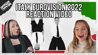 Italy  Eurovision 2022 Reaction  Mahmood amp Blanco  Brividi  Eurovision Hub [upl. by Vivl196]