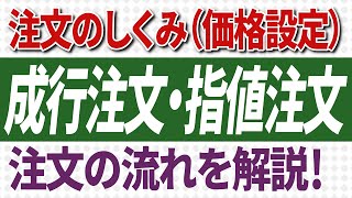 株式投資【第2回】成行注文・指値注文 初心者必見！！証券コードは４桁で検索、注文の基本は成行・指値でOK！ [upl. by Hcaz]