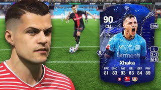 90 TOTY HONORABLE MENTIONS GRANIT XHAKA OBJECTIVE PLAYER REVIEW  EA FC 24 ULTIMATE TEAM [upl. by Relly]