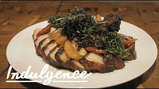 Chef Ori Menashe’s Massive Pork Porterhouse is a Filet and Bacon All in One [upl. by Naenaj]