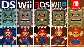 Evolution of Mario Getting Crushed by Thwomps 19812020 [upl. by Carrick]