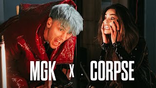 I AM CORPSE IN MGKS MUSIC VIDEO FOR DAYWALKER  Behind the Scenes Vlog [upl. by Molahs661]